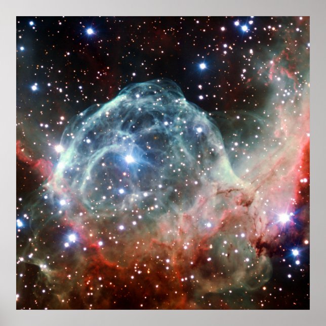 Póster El espacio nebuloso del casco de Thor (Frente)