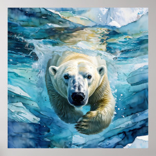 Póster El espejismo ártico: El monarca nadador