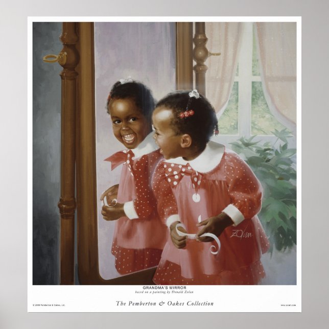 Póster El espejo de la abuela (Frente)