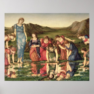 Póster El espejo de Venus, 1870-76 (aceite sobre lienzo)