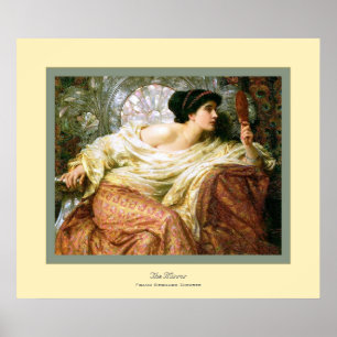 Póster El espejo~ Frank Bernard Dicksee