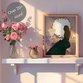 Póster El espejo II - Sentado en pieza