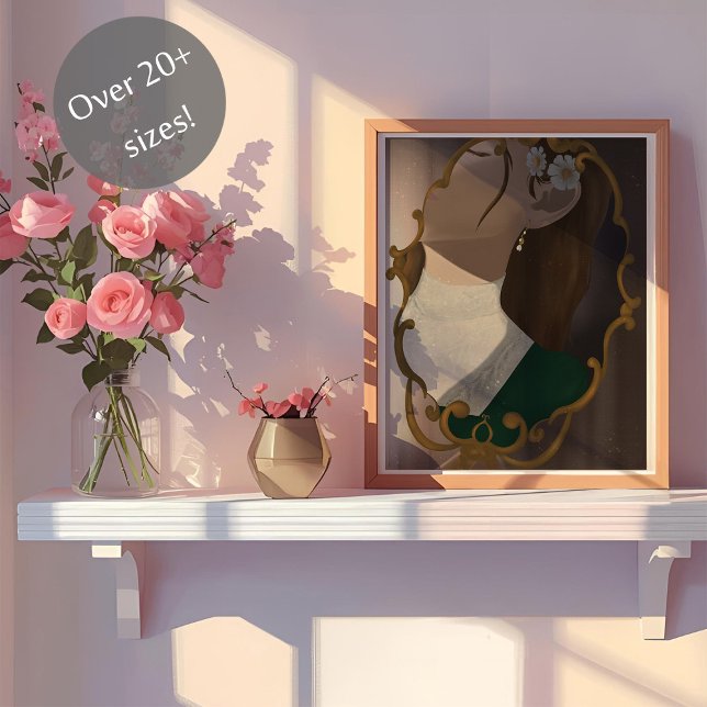 Póster El Espejo III - Una niña medio oculta (Subido por el creador)