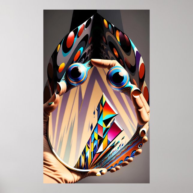 Póster El espejo mágico a distancia (Frente)