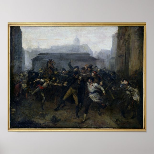 Póster El espía, episodio del asedio de París, 1871 (Frente)