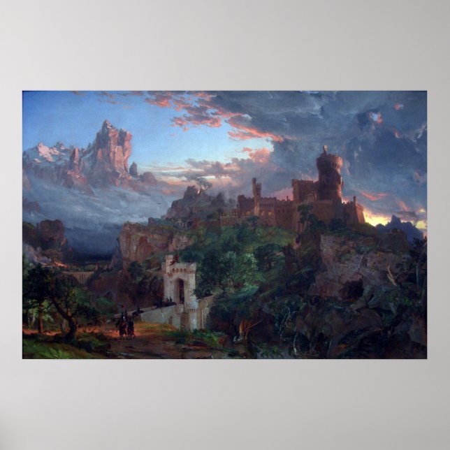 Póster El espíritu de guerra de Jasper Francis Cropsey (Frente)