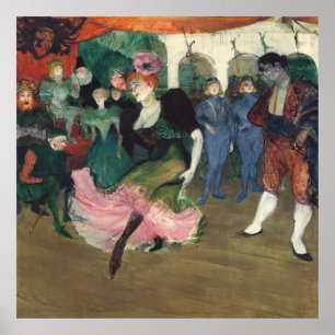 Póster El espíritu de la cabaña parisina, el baile de la 