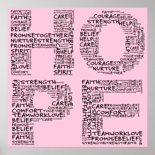 Póster El espíritu de la esperanza (texto negro) (Frente)