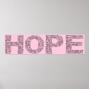 Póster El espíritu de la esperanza (texto negro)