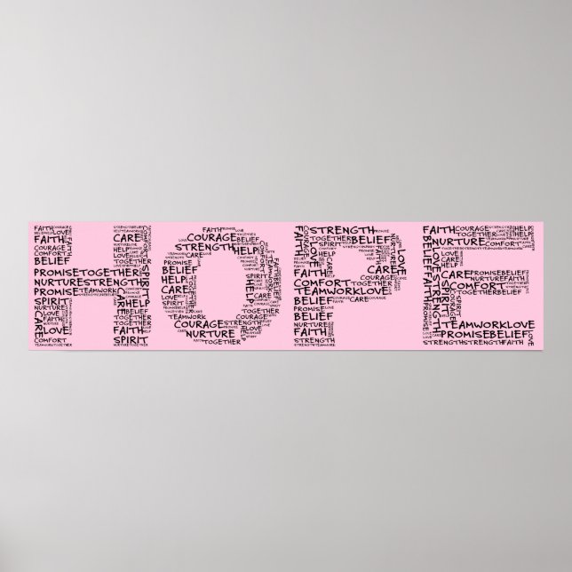 Póster El espíritu de la esperanza (texto negro) (Frente)