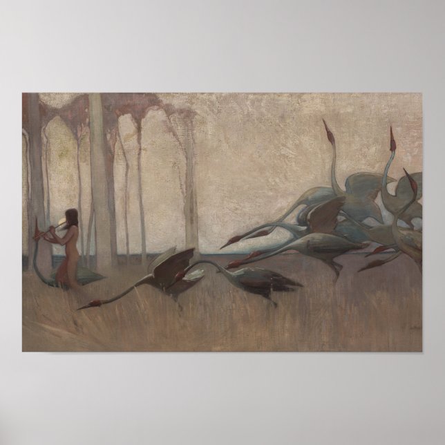Póster El Espíritu de las Llanuras Sydney Long Mitología (Frente)