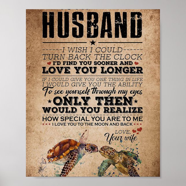 Póster El Esposo A Mi Esposo Te Ama Más Tiempo (Frente)