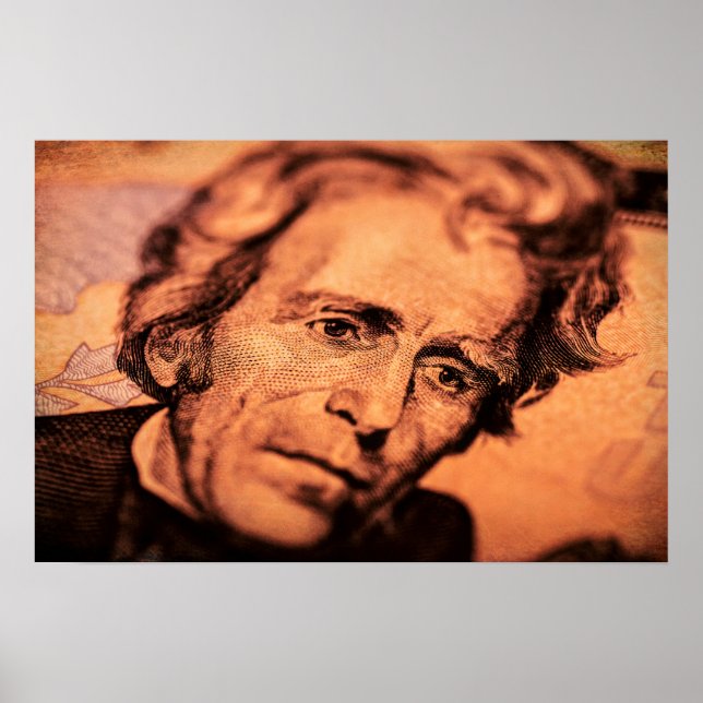 Póster El esquivo presidente Jackson (Frente)