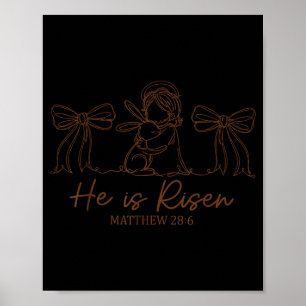 Póster Él Está Rizzin Jesús Para Niñas Niños Mujeres Jóve