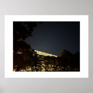 Póster "El Estadio Bosuil de noche" -