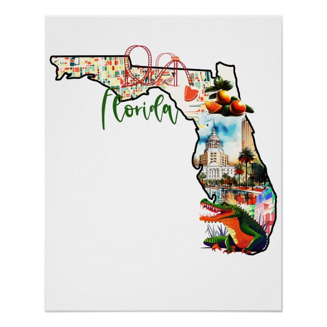Póster El Estado De Florida (Anverso)