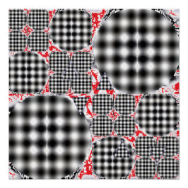 Póster El estado de la democracia norteamericana arrasado