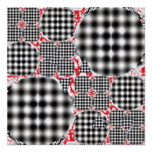 Póster El estado de la democracia norteamericana arrasado