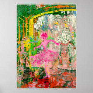 Póster El estalker - Neon Ballet Chaos