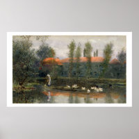 El estanque de William Morris trabaja en la abadía