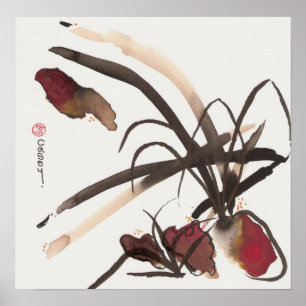 Póster El estanque dos de Basho