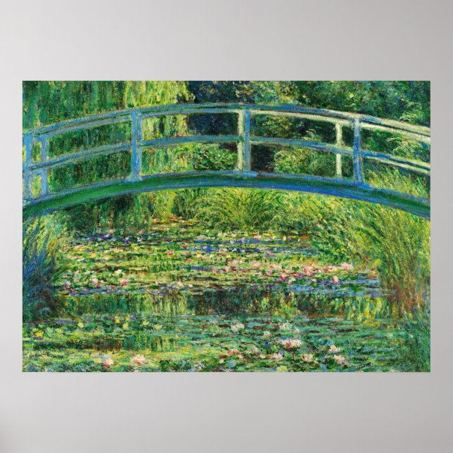 Póster El estanque Water-Lily, 1899 por Claude Monet (Frente)