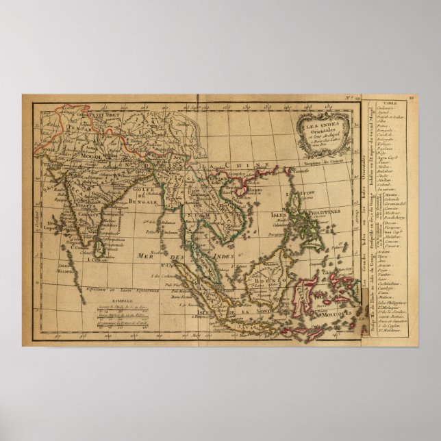 Póster El este de la India (Frente)