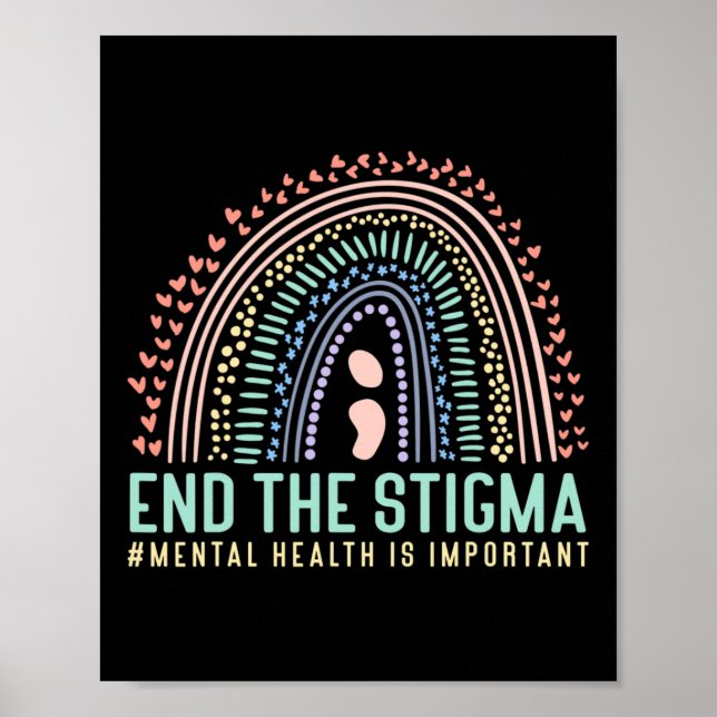 Póster El Estigma De La Salud Mental Es Un Importante Arc (Frente)