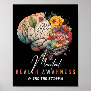 Póster El estigma, los problemas de salud mental y la con