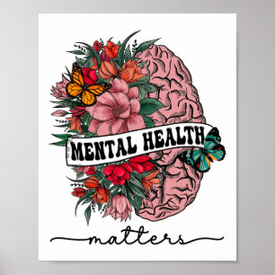 Póster El estigma, los problemas de salud mental y la con