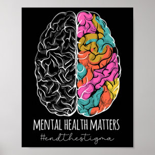 Póster El estigma, los problemas de salud mental y la con