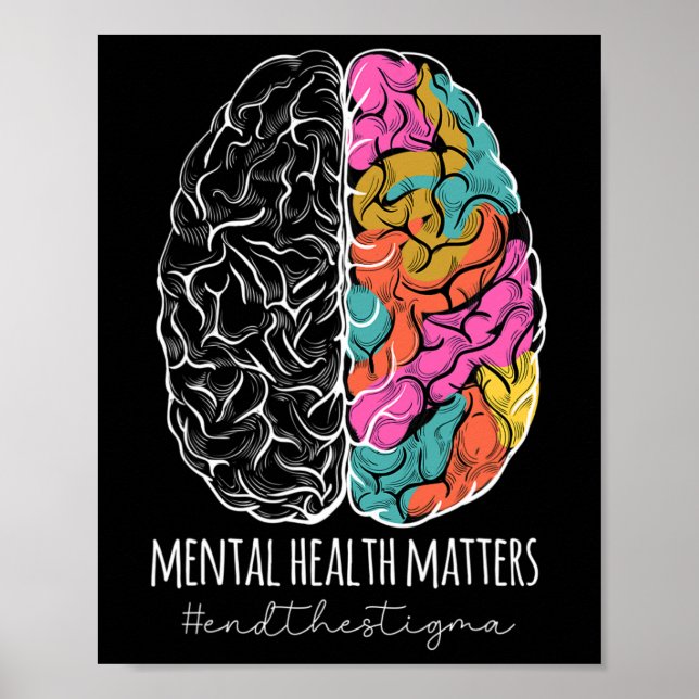 Póster El estigma, los problemas de salud mental y la con (Frente)