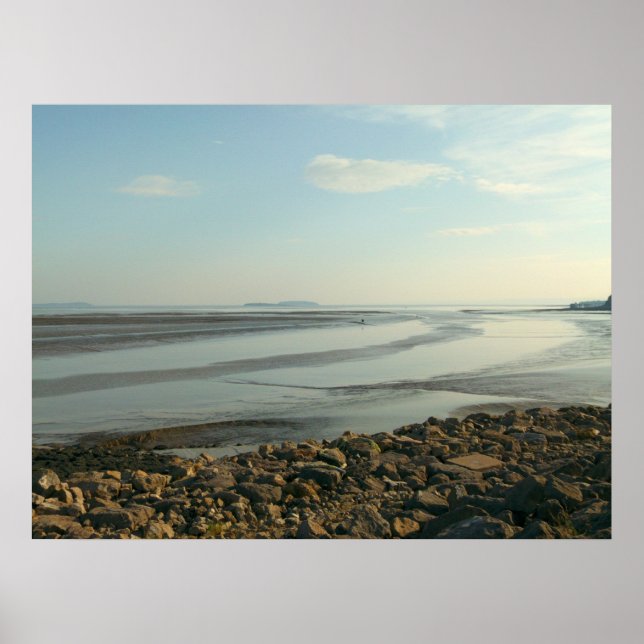 Póster El Estuario Severn Cerca De La Bahía De Cardiff (Frente)