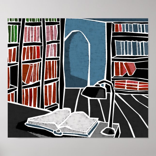 Póster El estudio (Frente)