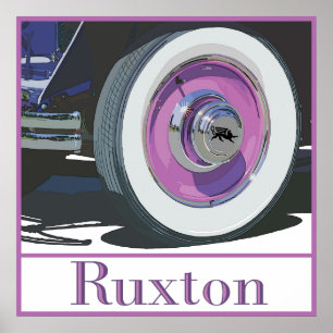 Póster El estudio de Ruxton Wheel
