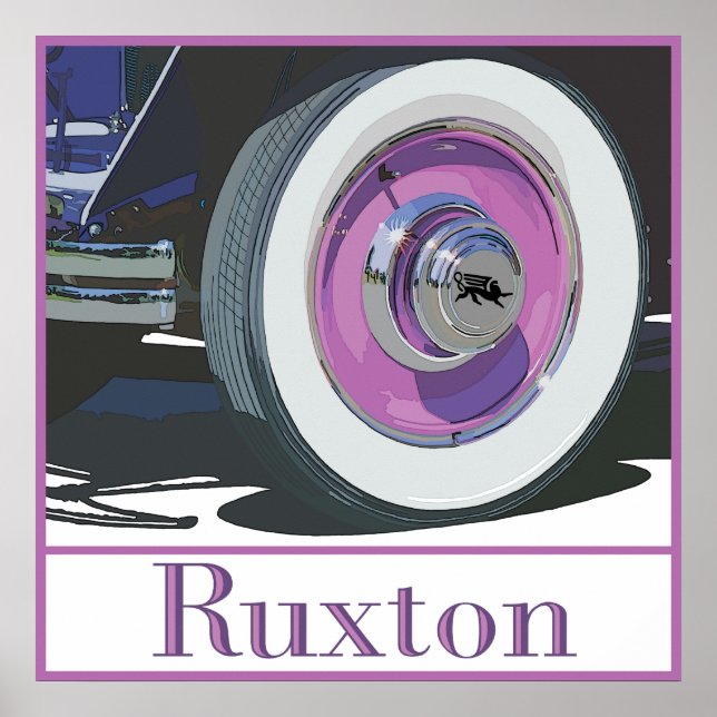 Póster El estudio de Ruxton Wheel (Frente)