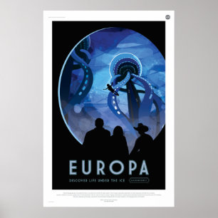 Póster El Europa, descubre vida debajo del hielo