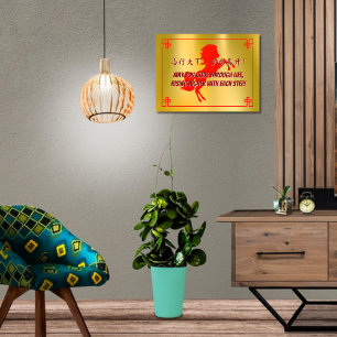 Póster El éxito del caballo chino en el año nuevo con el 