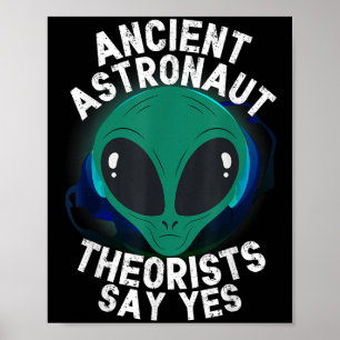 Póster El expatriado jefe de los teóricos astronautas dic