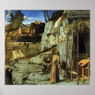 Póster El éxtasis de San Francisco por Giovanni Bellini