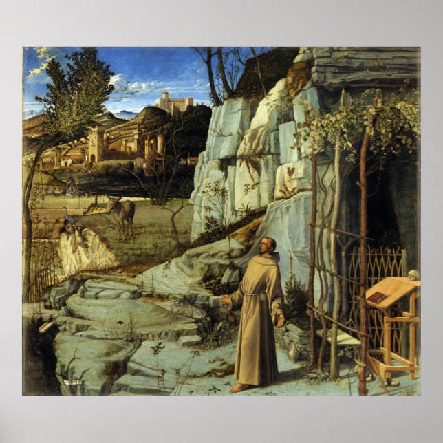Póster El éxtasis de San Francisco por Giovanni Bellini (Frente)