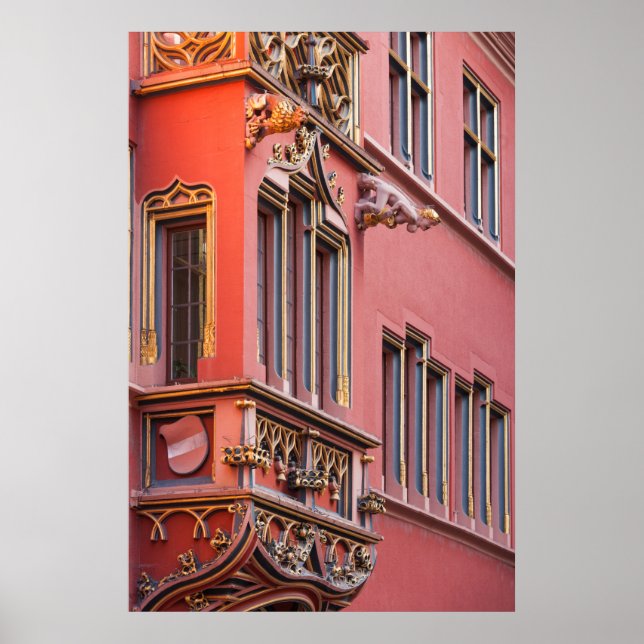 Póster El exterior de la Casa de Ballenas, Alemania (Frente)