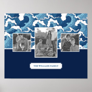 Póster El extracto agita las fotos de familia del   y el