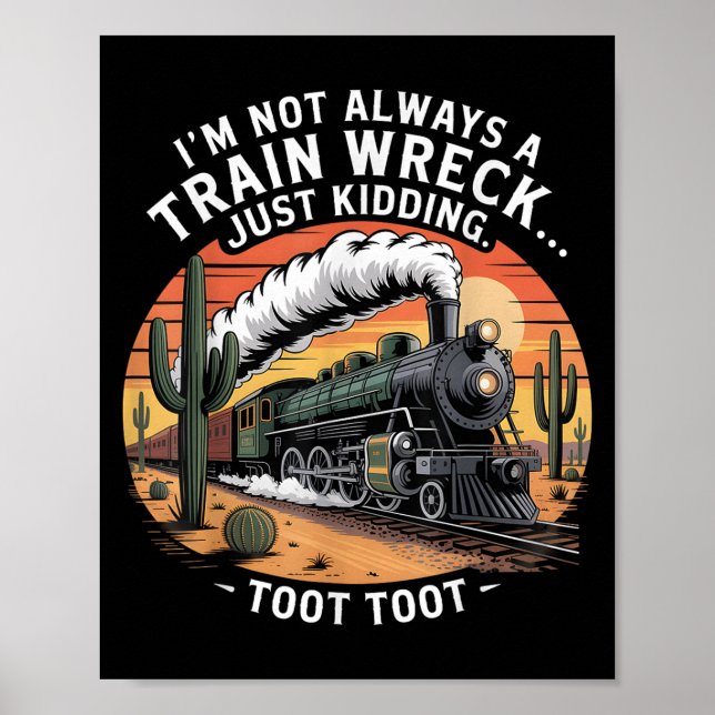 Póster El extraño accidente de tren que acaba de arrojar  (Frente)