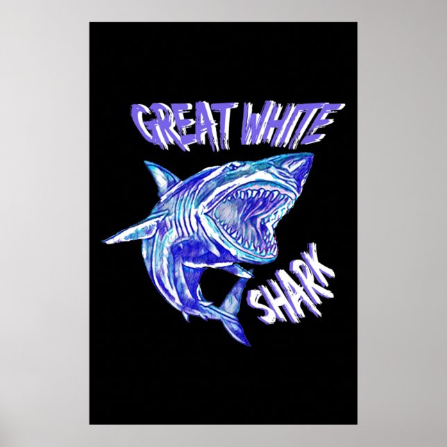 Póster El fabuloso gran tiburón blanco (Frente)