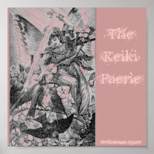 Póster El Faerie de Reiki, alcohol bohemio     …