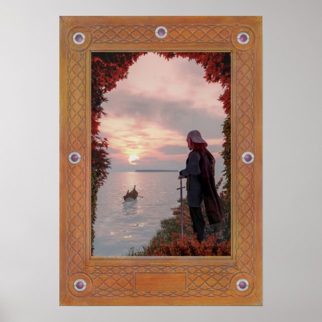 Póster El fallecimiento de Arturo a Lundy, Isla de Avalón (Frente)