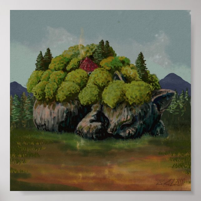 Póster El familiar de la bruja (Frente)