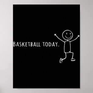 Póster El Famoso Baloncesto Hoy Pega El Salto Humano De L
