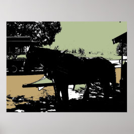 Póster El famoso caballo de tranvía de Stanley Park